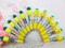 4-in-1 Cute Fruit Mini Pens Bulk Fun Pens Assorted Ink Kawaii Ballpoint Pens
